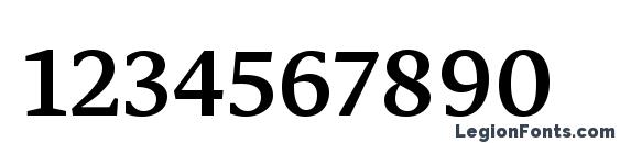 GretaTextPro Regular Font, Number Fonts