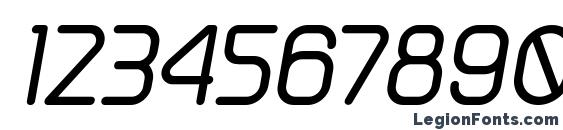 GreyscaleBasic Bold Italic Font, Number Fonts