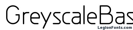 шрифт GreyscaleBasic, бесплатный шрифт GreyscaleBasic, предварительный просмотр шрифта GreyscaleBasic