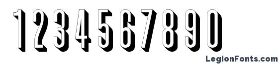 Griffon Font, Number Fonts