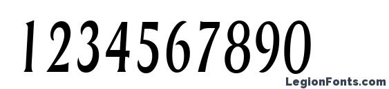 GriffonCondensed Italic Font, Number Fonts