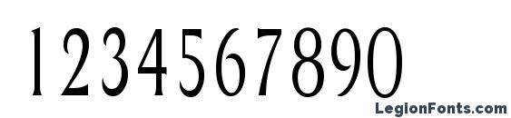 GriffonCondensedLight Regular Font, Number Fonts