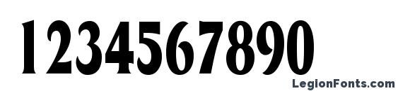 GriffonCondensedXtrabold Regular Font, Number Fonts