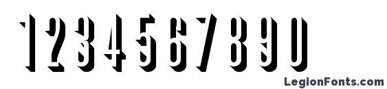 GriffonShadow Font, Number Fonts