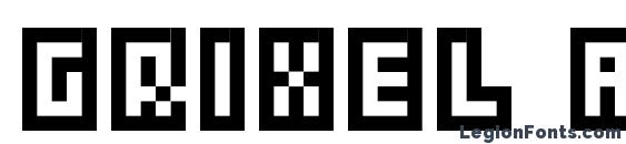 Grixel Acme 5 CompCapsO Font