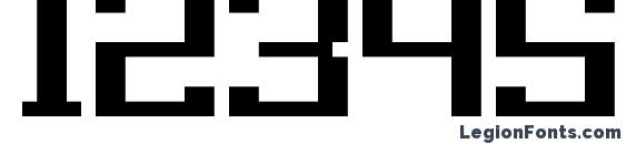 Grixel Acme 9 Regular Bold Font, Number Fonts