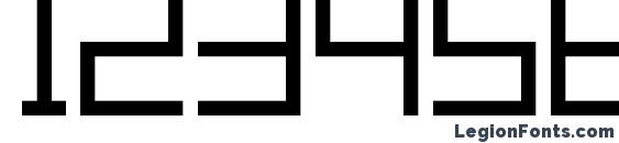 Grixel Acme 9 Regular Font, Number Fonts