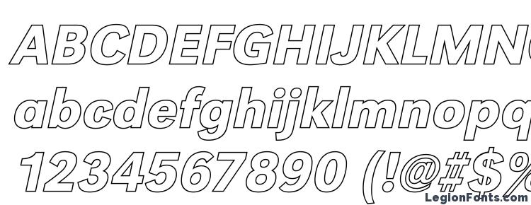 глифы шрифта GroteskOu Medium Italic, символы шрифта GroteskOu Medium Italic, символьная карта шрифта GroteskOu Medium Italic, предварительный просмотр шрифта GroteskOu Medium Italic, алфавит шрифта GroteskOu Medium Italic, шрифт GroteskOu Medium Italic