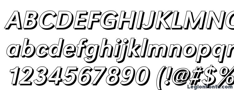 glyphs GroteskSh Italic font, сharacters GroteskSh Italic font, symbols GroteskSh Italic font, character map GroteskSh Italic font, preview GroteskSh Italic font, abc GroteskSh Italic font, GroteskSh Italic font