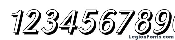 Шрифт GroteskSh Light Italic, Шрифты для цифр и чисел