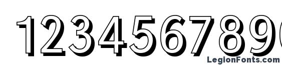 GroteskSh Light Regular Font, Number Fonts