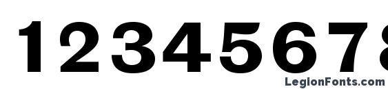 GrotesqueMTStd BoldExtended Font, Number Fonts