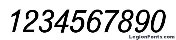 GrotesqueMTStd Italic Font, Number Fonts