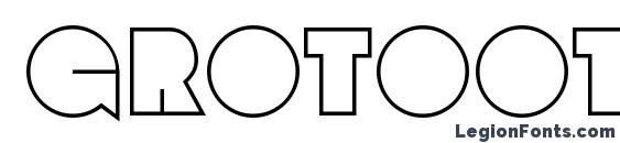 Grotootl normal Font