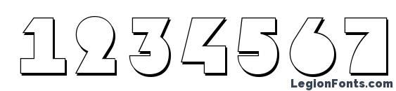 Grotosh normal Font, Number Fonts