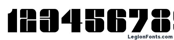 Grover Regular Font, Number Fonts