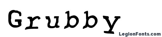 шрифт Grubby, бесплатный шрифт Grubby, предварительный просмотр шрифта Grubby