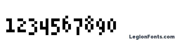 Grudblitter Font, Number Fonts