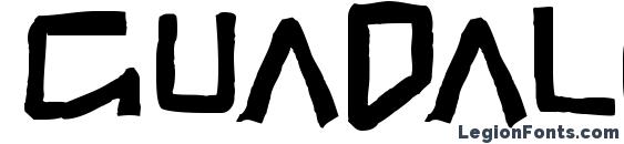 GuadalupeDos font, free GuadalupeDos font, preview GuadalupeDos font