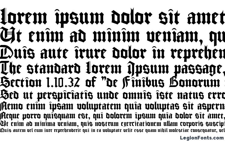 specimens Gudenberg DB font, sample Gudenberg DB font, an example of writing Gudenberg DB font, review Gudenberg DB font, preview Gudenberg DB font, Gudenberg DB font