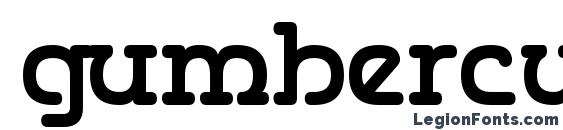 шрифт Gumbercules, бесплатный шрифт Gumbercules, предварительный просмотр шрифта Gumbercules