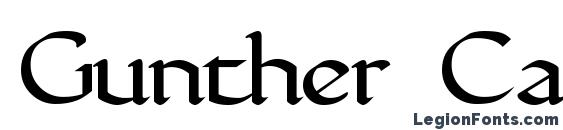 шрифт Gunther Calligraphic Regular, бесплатный шрифт Gunther Calligraphic Regular, предварительный просмотр шрифта Gunther Calligraphic Regular