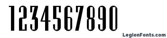 Gustavus Font, Number Fonts