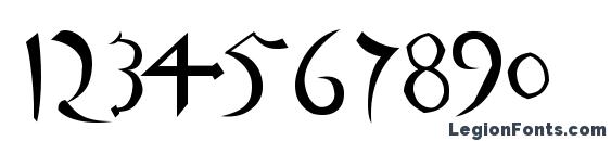 gutenberg bibelschrift Font, Number Fonts