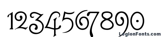 Guttenberg MF Font, Number Fonts