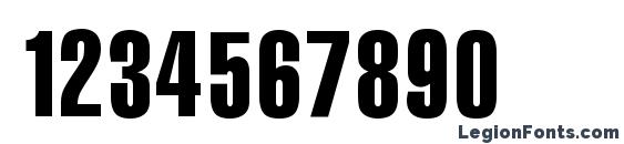 Gymncomp Font, Number Fonts