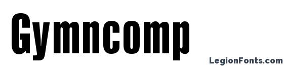 Gymncomp font, free Gymncomp font, preview Gymncomp font
