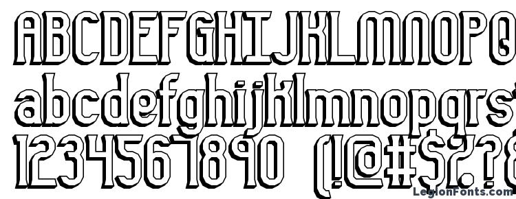glyphs Gyneric 3D BRK font, сharacters Gyneric 3D BRK font, symbols Gyneric 3D BRK font, character map Gyneric 3D BRK font, preview Gyneric 3D BRK font, abc Gyneric 3D BRK font, Gyneric 3D BRK font