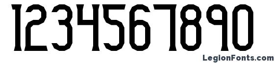 Gyneric BRK Font, Number Fonts