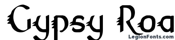 Gypsy Road Condensed font, free Gypsy Road Condensed font, preview Gypsy Road Condensed font
