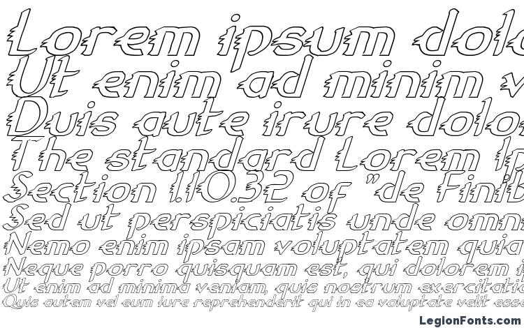 specimens Gypsy Road Outline Italic font, sample Gypsy Road Outline Italic font, an example of writing Gypsy Road Outline Italic font, review Gypsy Road Outline Italic font, preview Gypsy Road Outline Italic font, Gypsy Road Outline Italic font