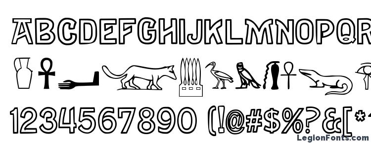 glyphs Gyptienne normal font, сharacters Gyptienne normal font, symbols Gyptienne normal font, character map Gyptienne normal font, preview Gyptienne normal font, abc Gyptienne normal font, Gyptienne normal font