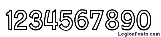 Gyptiennenormal Font, Number Fonts