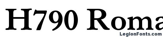 H790 Roman Bold Font
