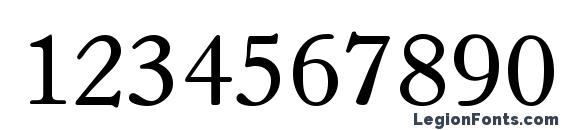 H790 Roman Regular Font, Number Fonts