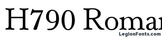 H790 Roman Regular Font