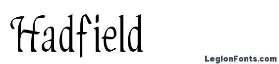 Hadfield Font