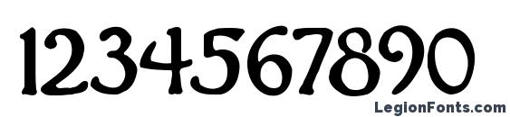 Hadley Font, Number Fonts