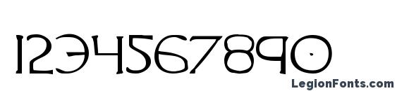 Hadriatic Font, Number Fonts