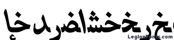 HafizArabicTT BoldItalic font, free HafizArabicTT BoldItalic font, preview HafizArabicTT BoldItalic font