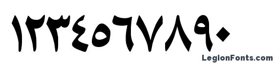 HafizArabicTT Font, Number Fonts