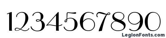 Hafnium Font, Number Fonts