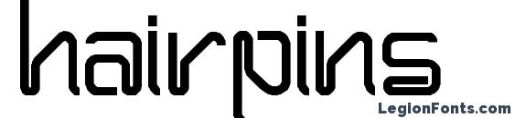 Hairpins Font