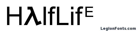 Шрифт HalfLife