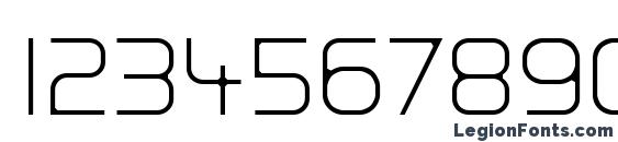 Hall Fetica Decompose Font, Number Fonts