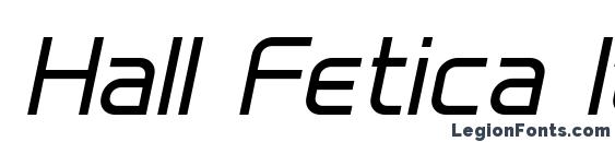 Hall Fetica Italic font, free Hall Fetica Italic font, preview Hall Fetica Italic font